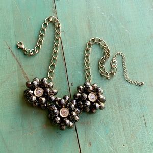 Cute Flower Cluster Beaded Necklace